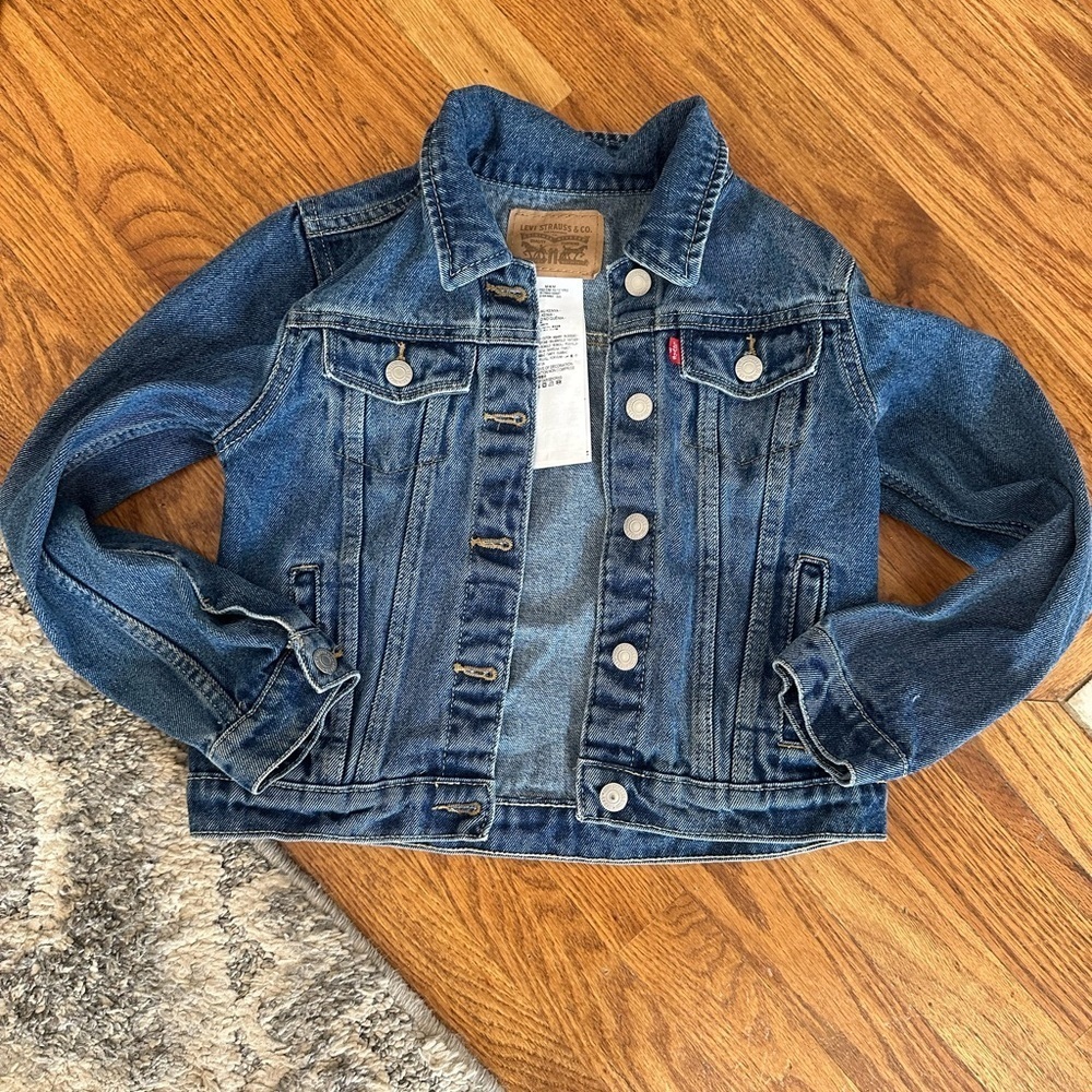 Levi's Kids Blue Jean Jacket Classic Denim Style sz: Medium